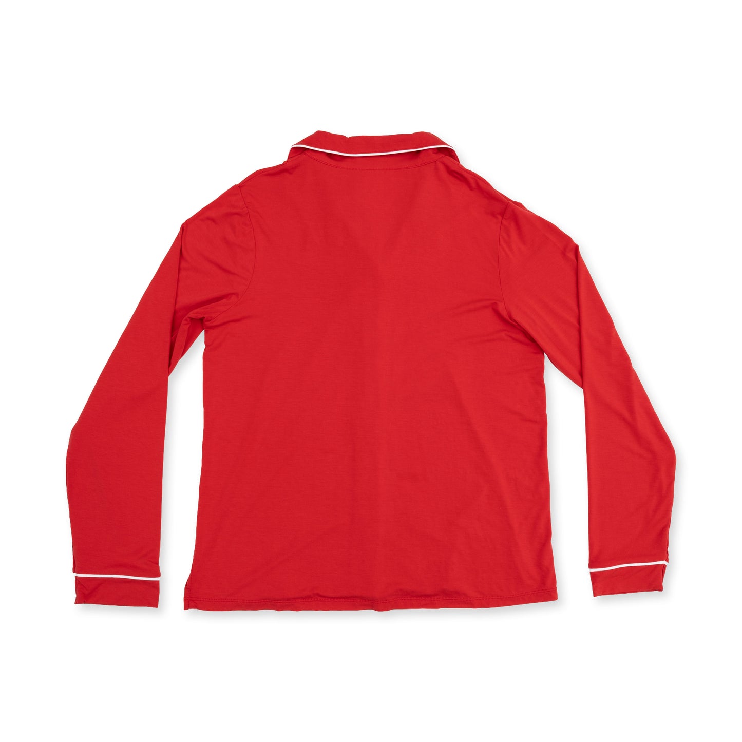 Ribbon Red - Adult Long Sleeve Coat Style and Pant with Pockets