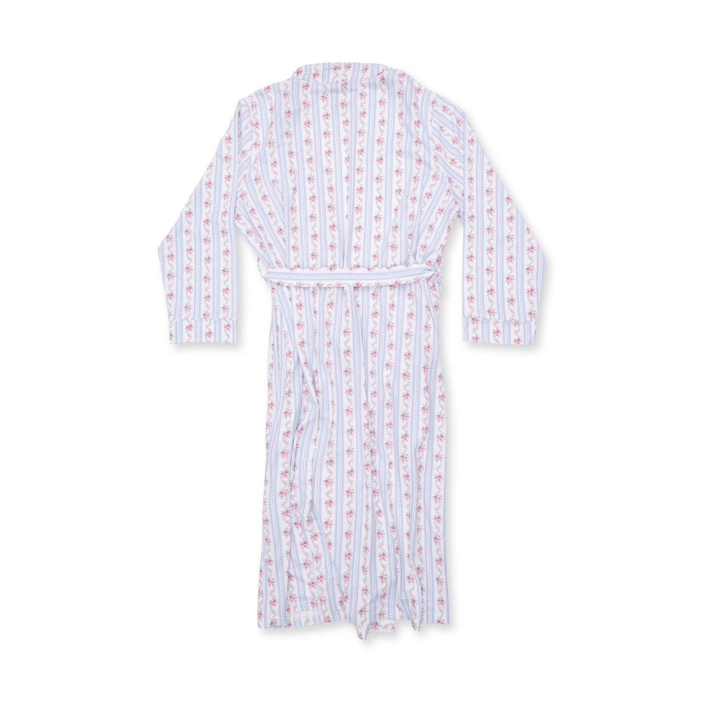 Anna Floral Stripe -  Adult Long Robe
