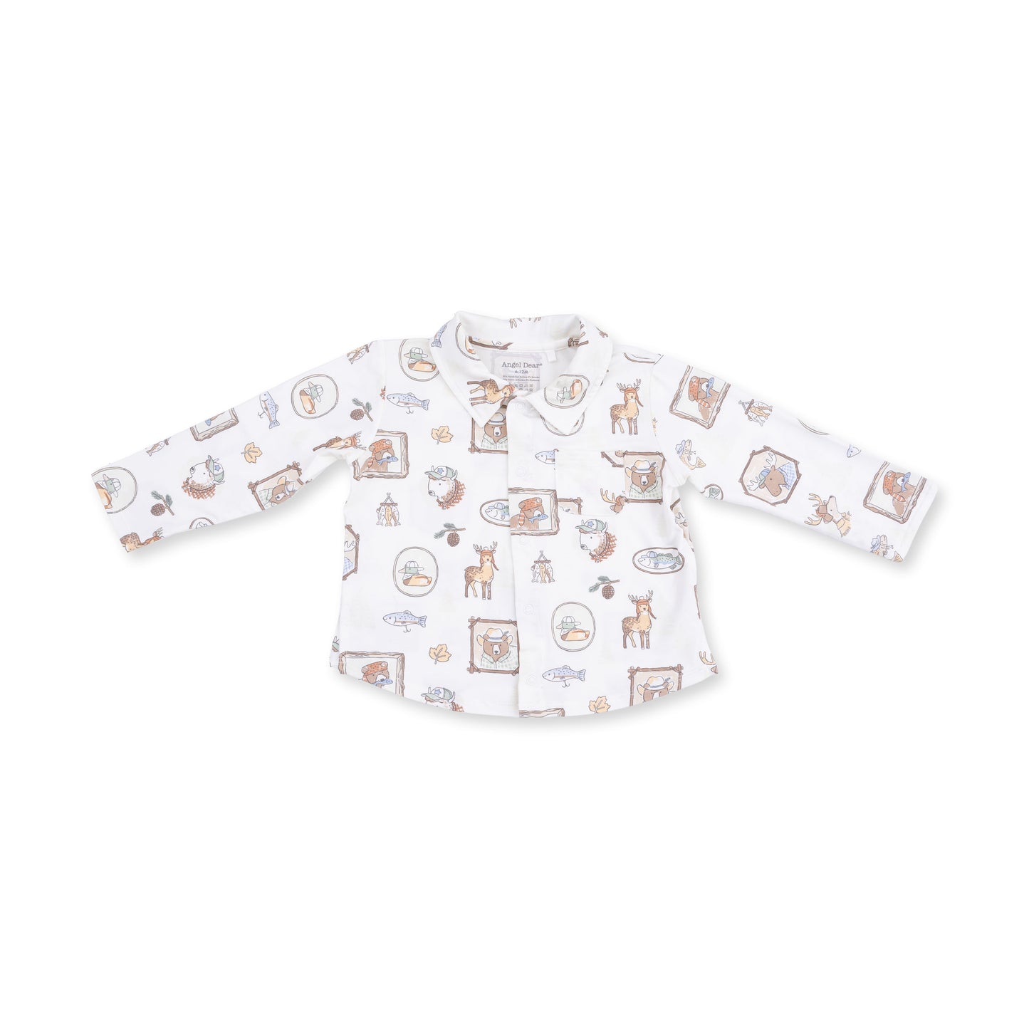 Woodson's Family Cabin - Long Sleeve Polo Button Up