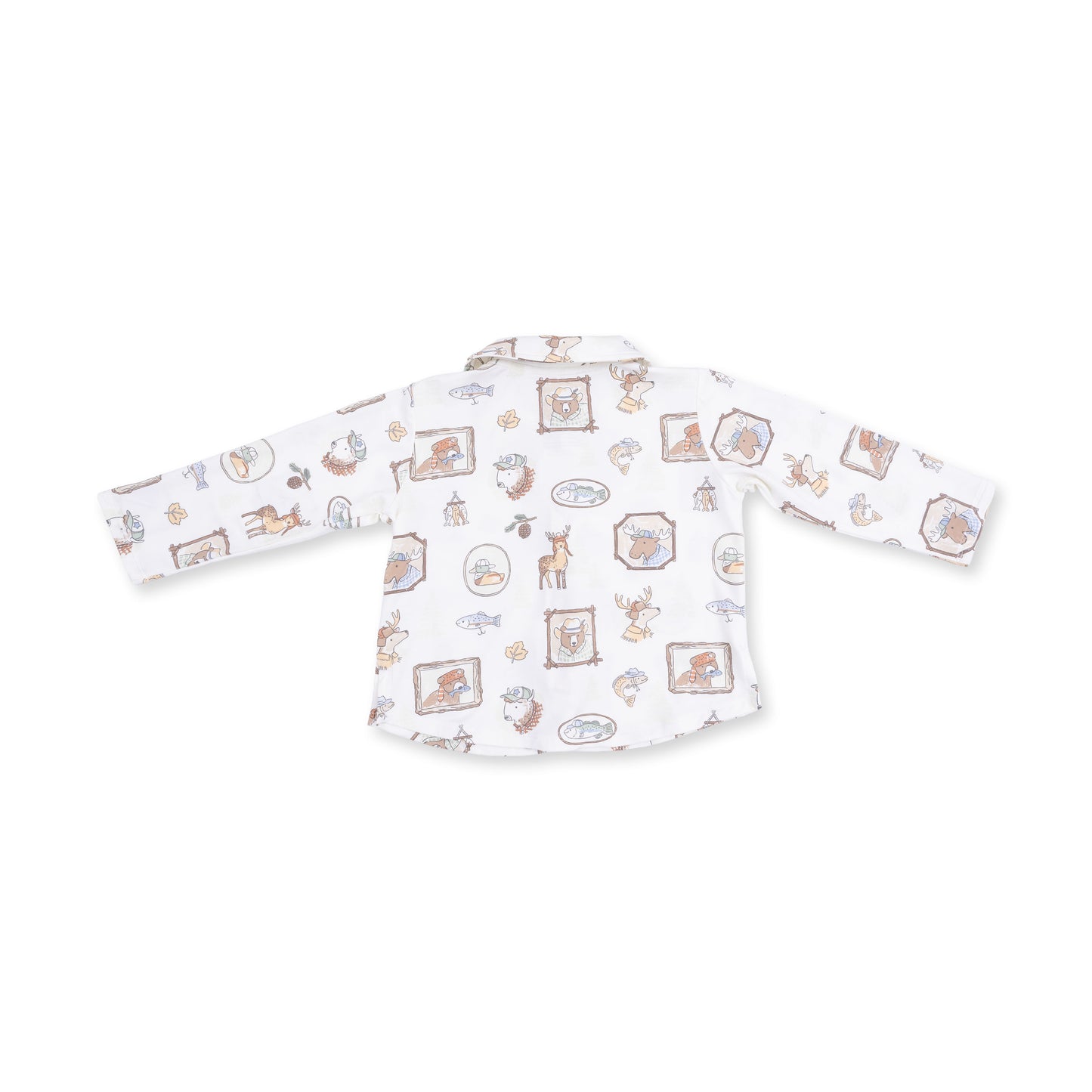 Woodson's Family Cabin - Long Sleeve Polo Button Up