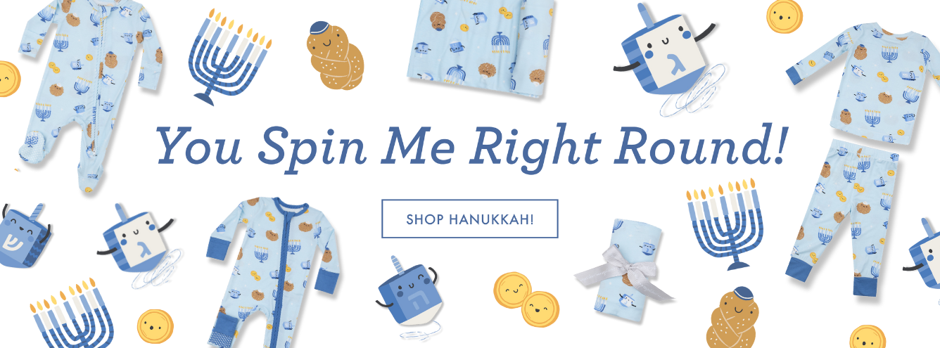 Several bamboo styles in the Hanukkah print.