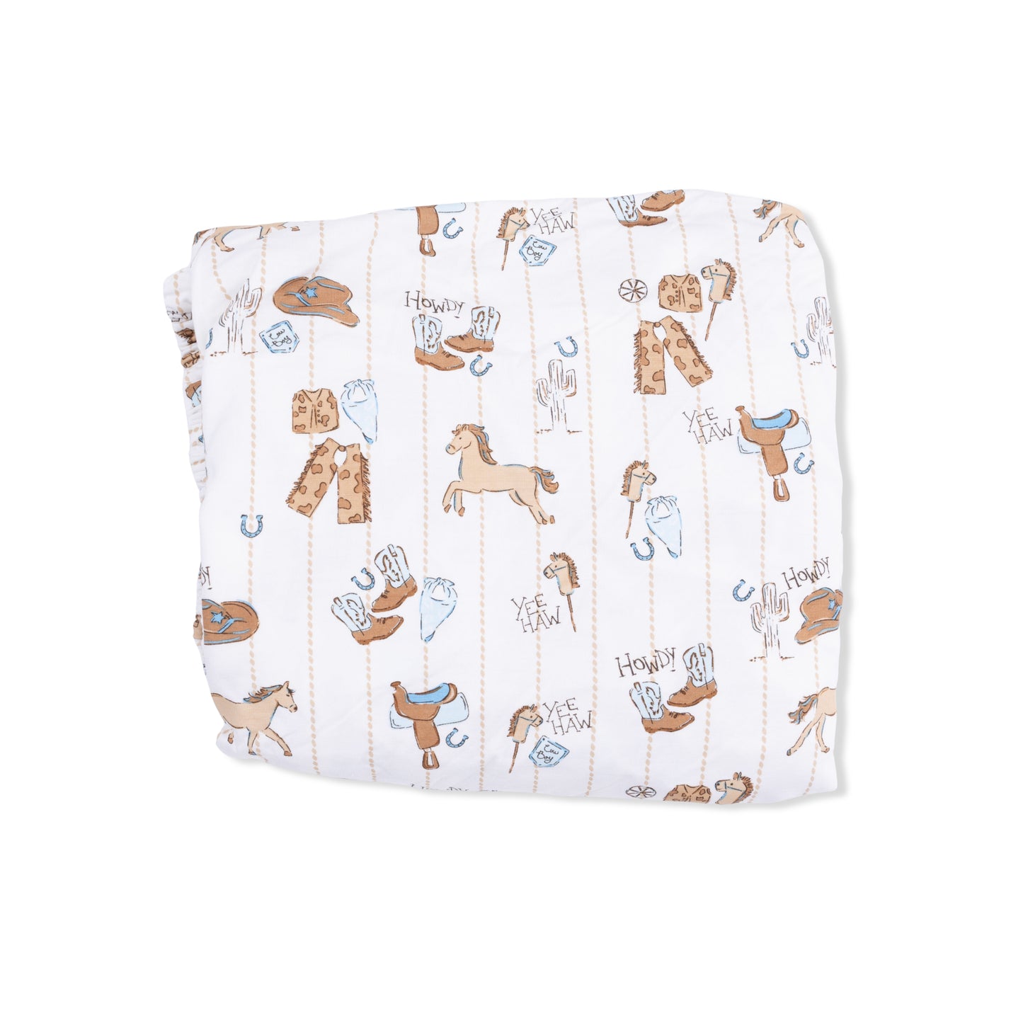 Cowboy Nursery - Crib Sheet-Angel Dear