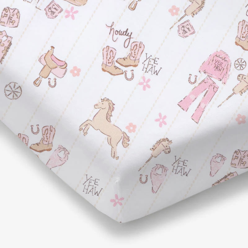 Cowgirl Nursery - Crib Sheet