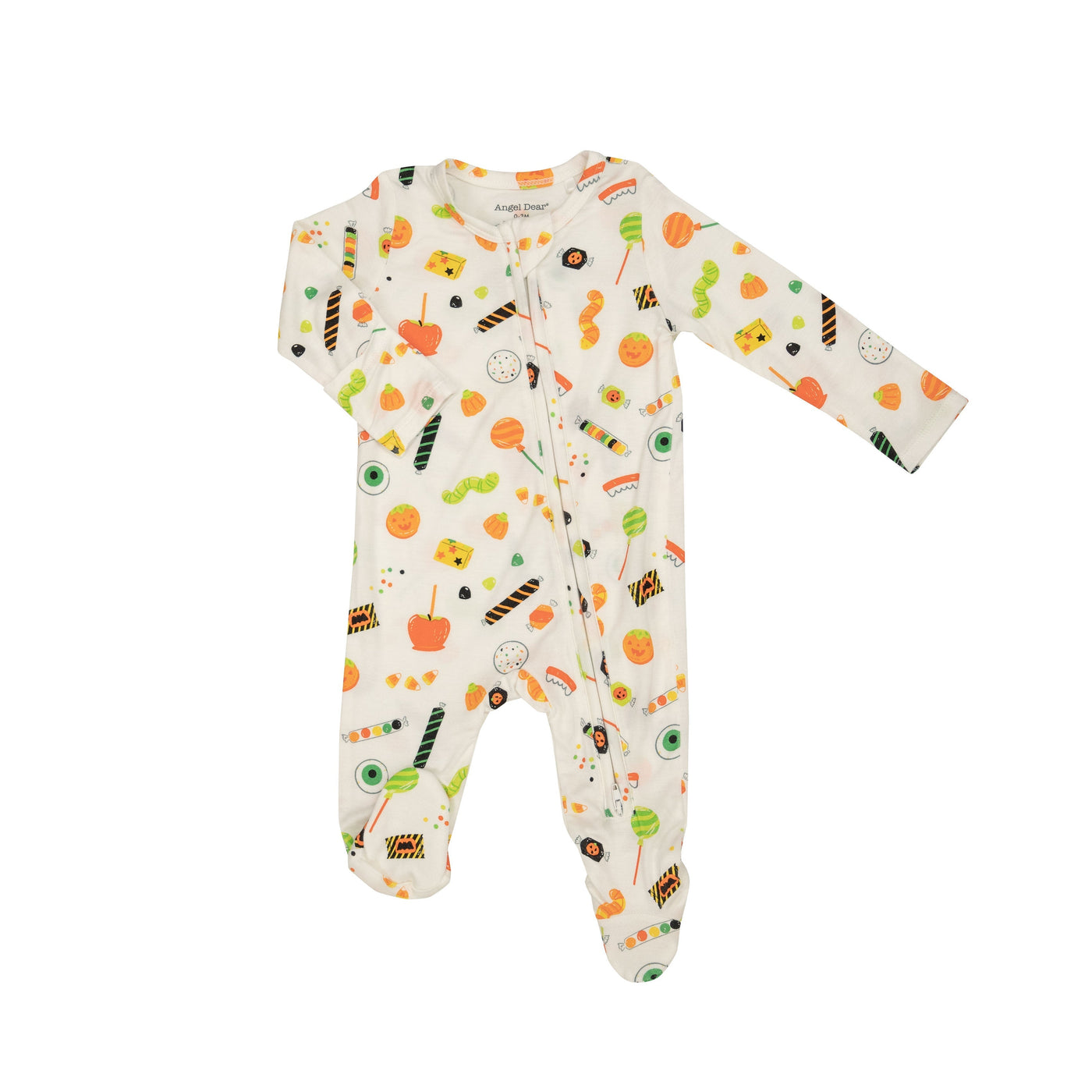 Bamboo 2 Way Zipper Footie - Halloween Candies by Angel Dear