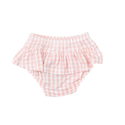 Bloomer Skirt - Mini Gingham Pink-Angel Dear