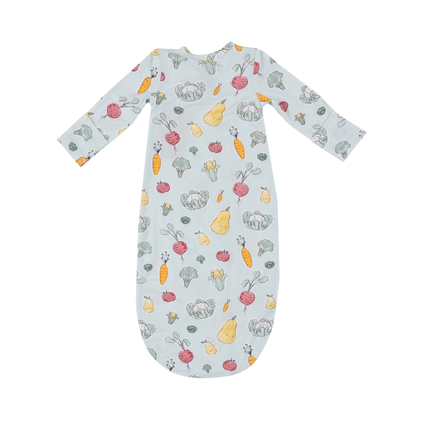 Bundle Gown - Watercolor Baby Veggies - Angel Dear