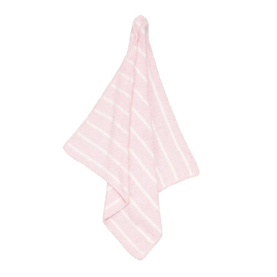 Chenille Blanket - Pretty Pink / Ivory - Angel Dear