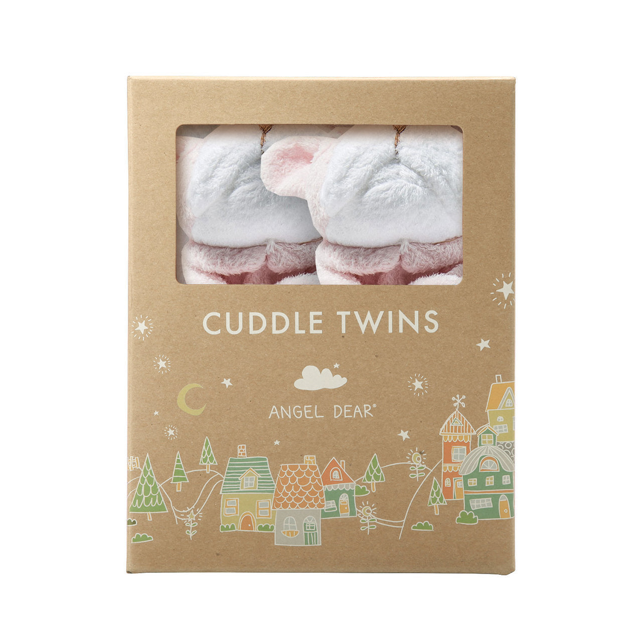 Cuddle Twins - Bulldog Pink-Angel Dear