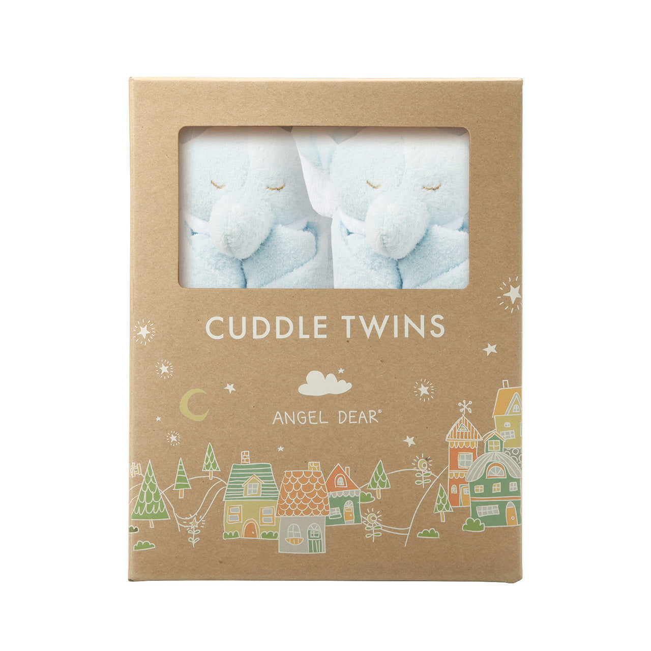 Cuddle Twins - Elephant Blue - Angel Dear