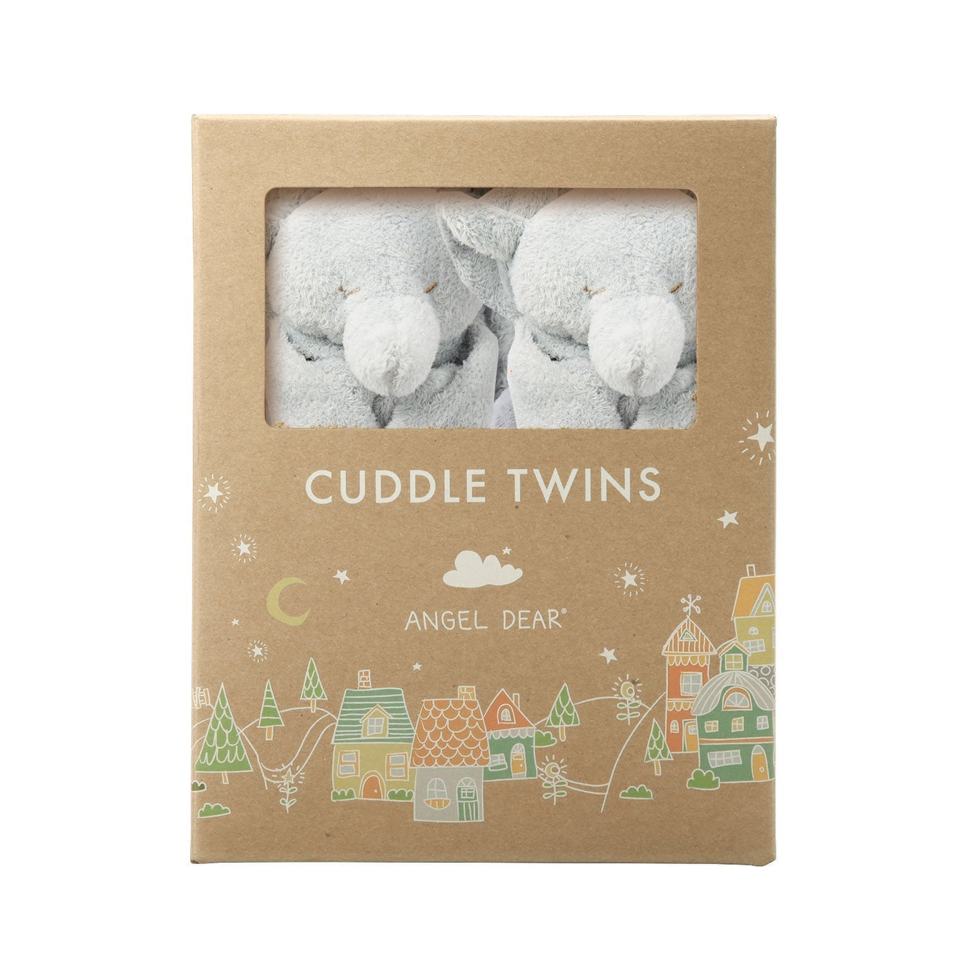 Cuddle Twins - Elephant Grey-Angel Dear