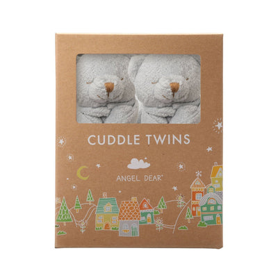 Cuddle Twins - Grey Bear - Angel Dear