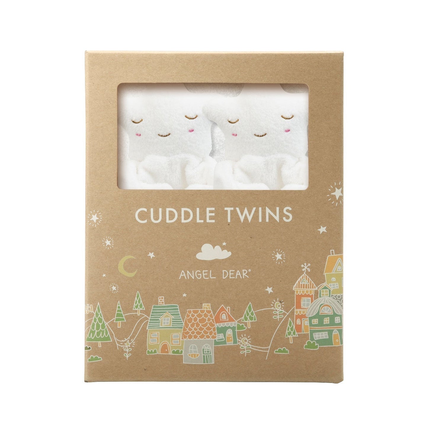 Cuddle Twins - White Star-Angel Dear