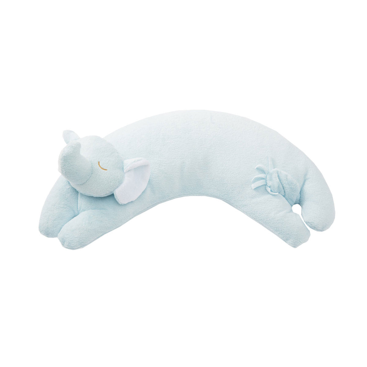 Curved Pillow - Blue Elephant-Angel Dear