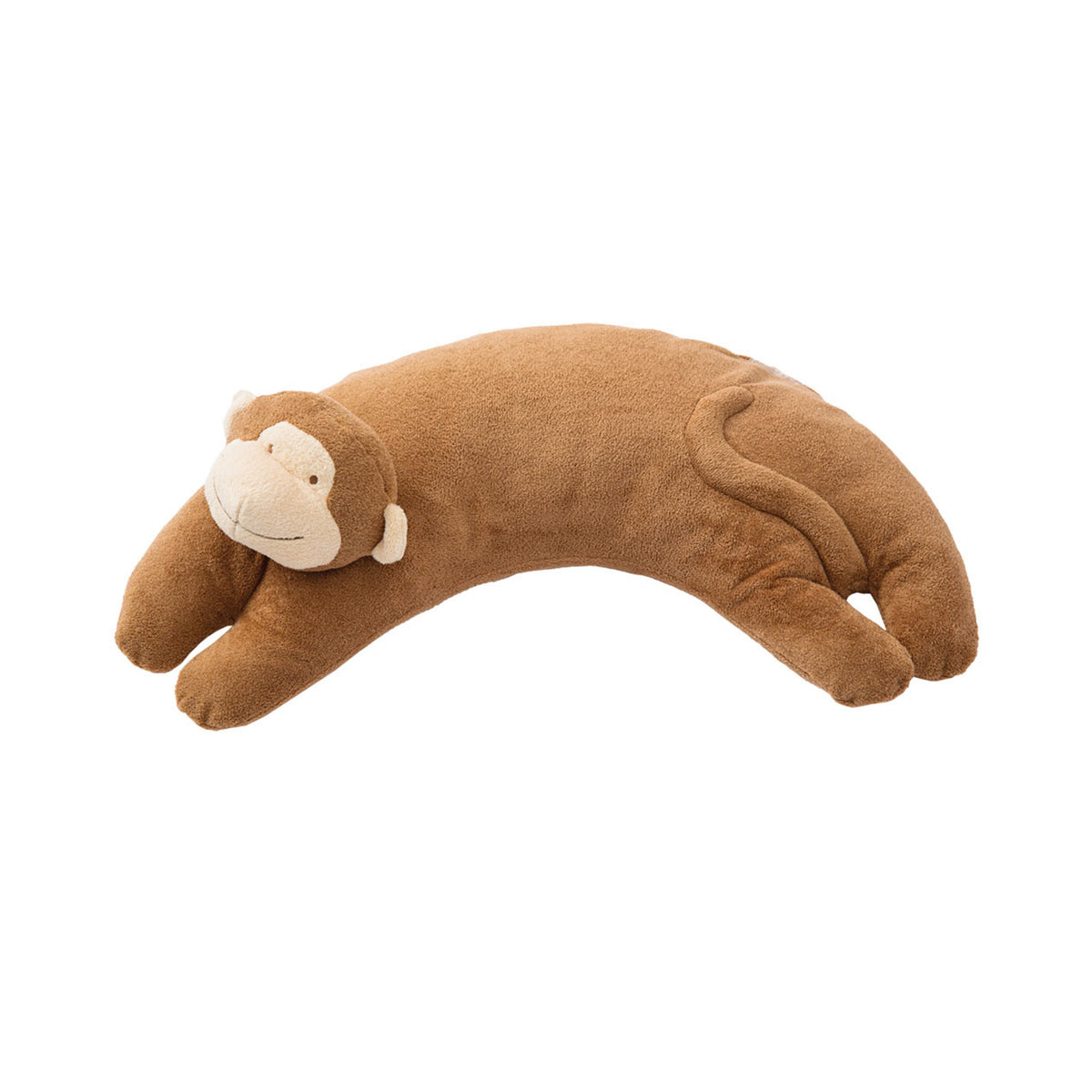 Curved Pillow - Monkey Brown-Angel Dear