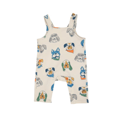 French Terry Overalls - Furry Friends - Angel Dear