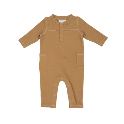 French Terry Romper - Pale Gold - Angel Dear