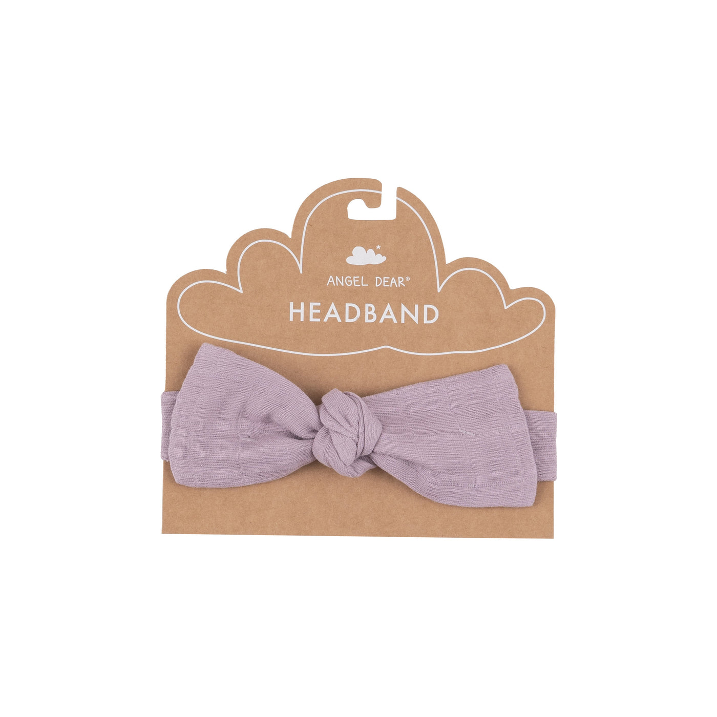 Headband - Dusty Lavender Solid Muslin by Angel Dear