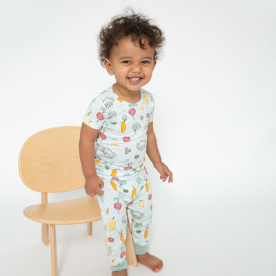 Lounge Wear Set - Watercolor Baby Veggies by Angel Dear