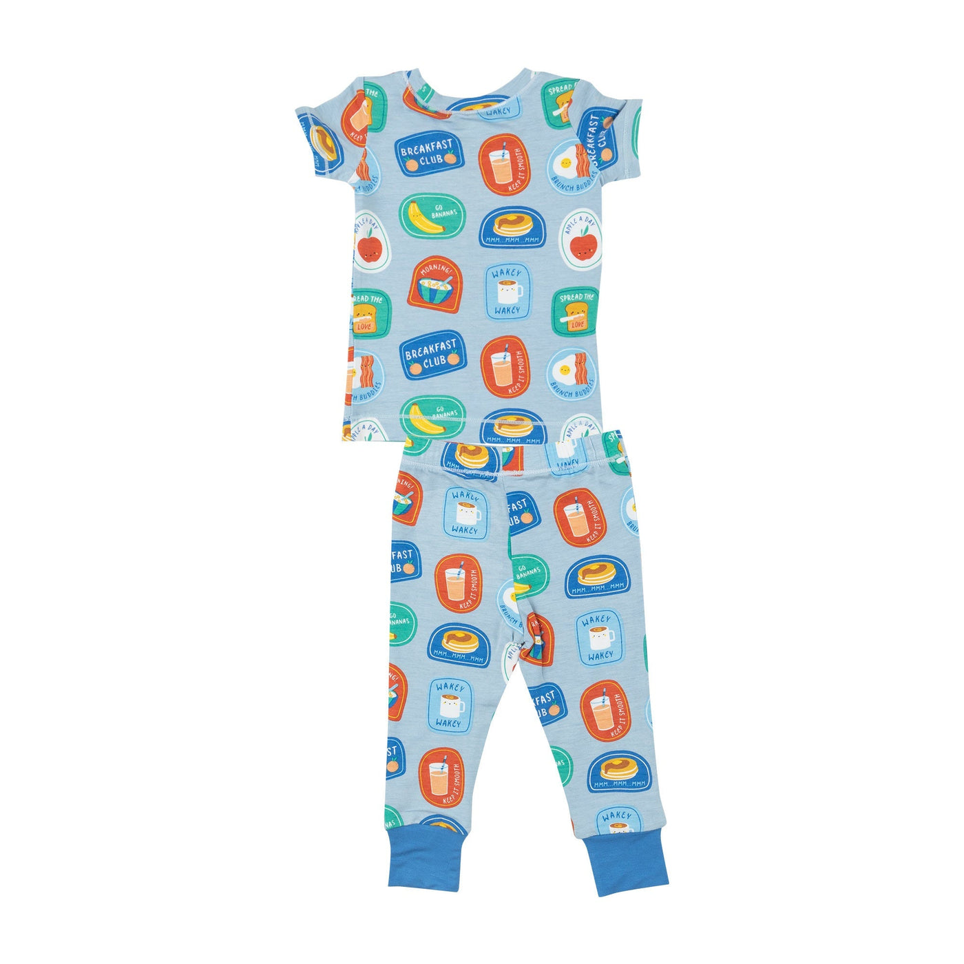 Loungewear Set - Breakfast Club Patches Blue by Angel Dear