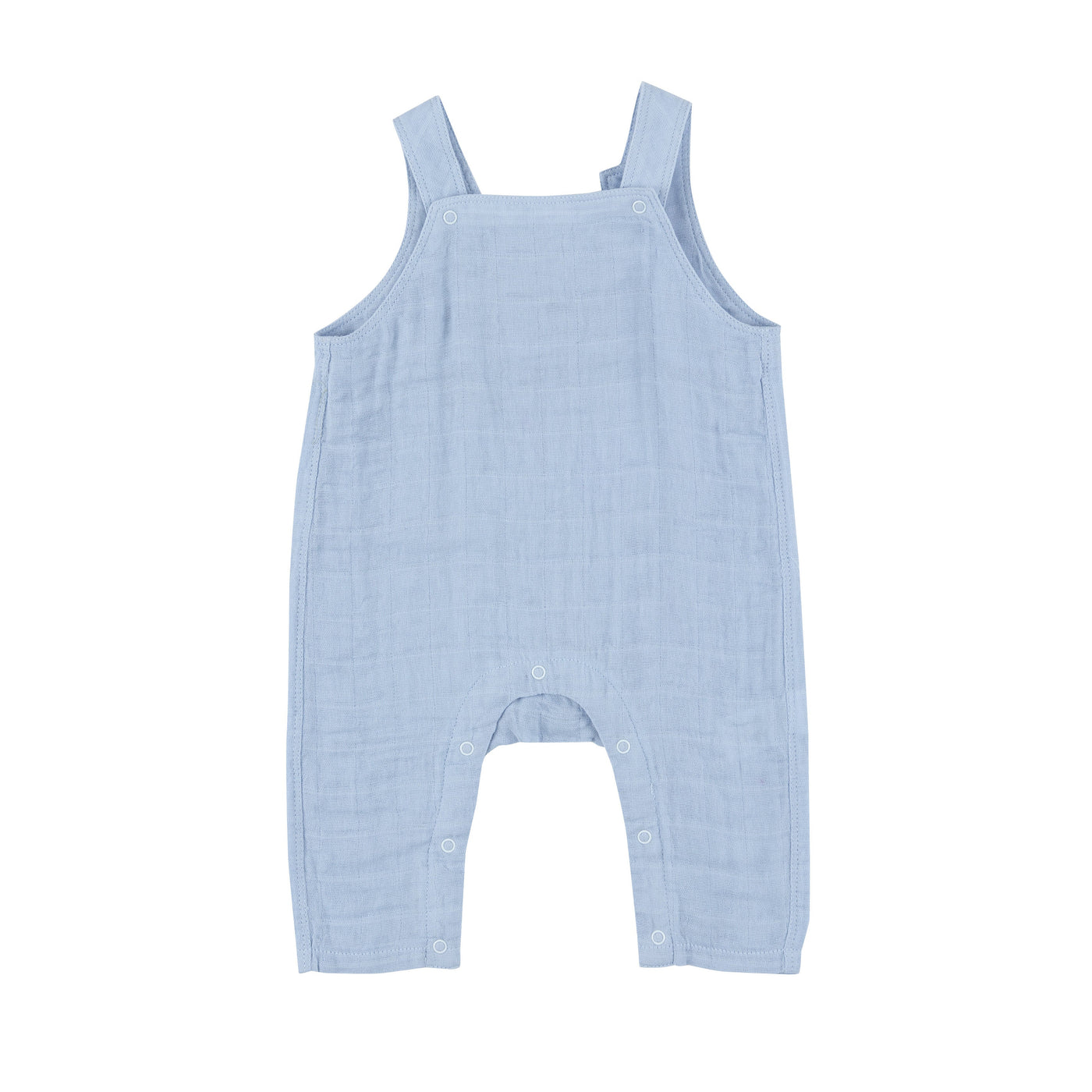 Overalls - Dusty Blue Solid Muslin-Angel Dear