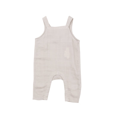 Overalls - Oatmeal Solid Muslin by Angel Dear