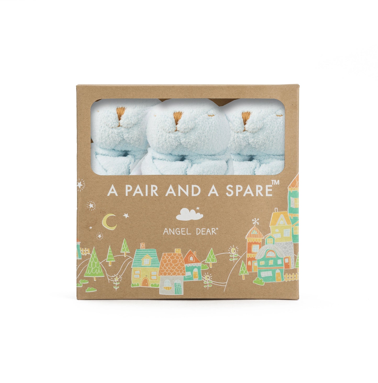 Pair and a Spare - Blue Bunny-Angel Dear