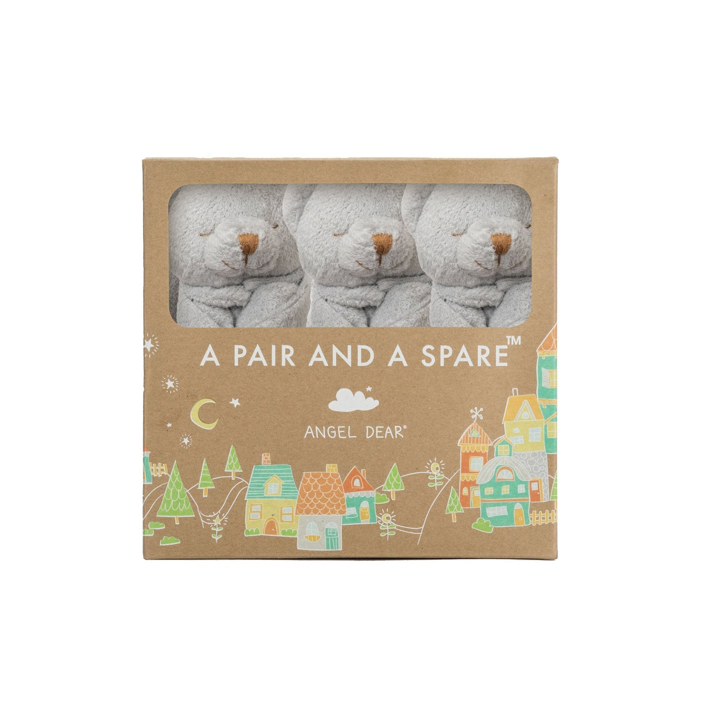 Pair and a Spare - Grey Bear - Angel Dear