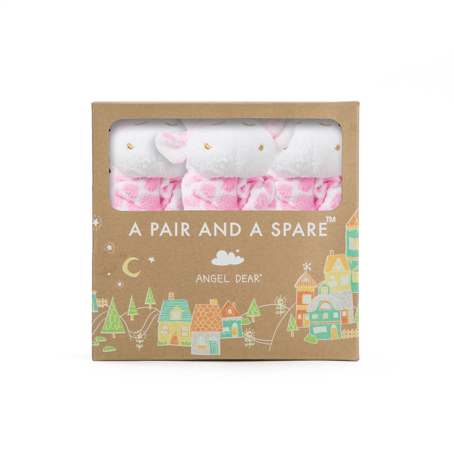 Pair and a Spare - Pink Giraffe-Angel Dear