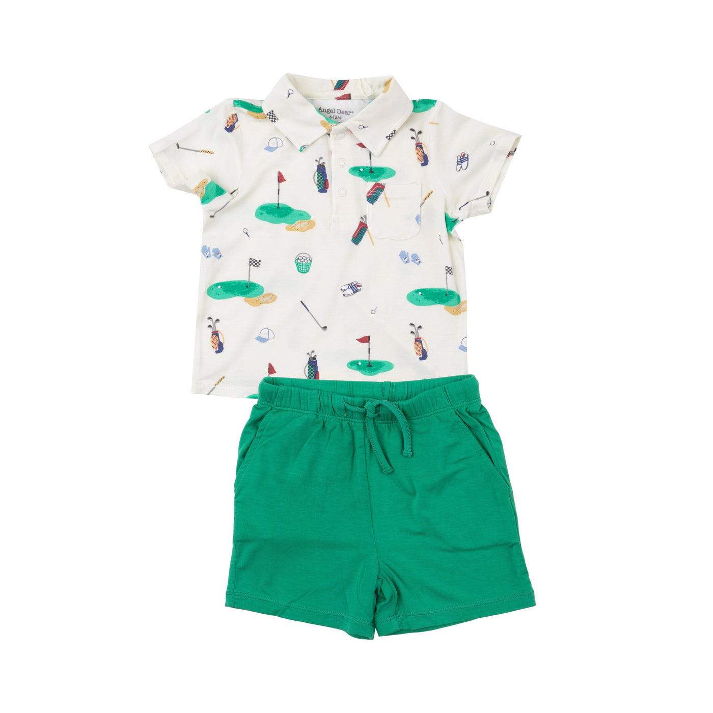 Polo Shirt & Short Set - Golf - Angel Dear