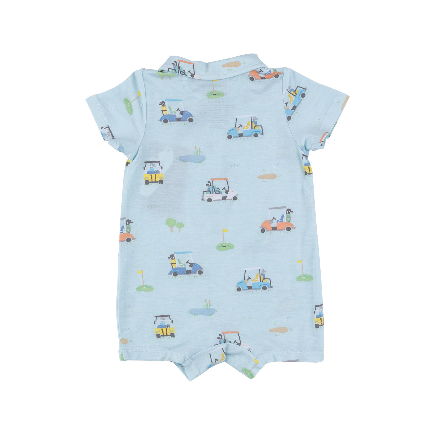 Polo Shortie - Golf Carts Blue by Angel Dear