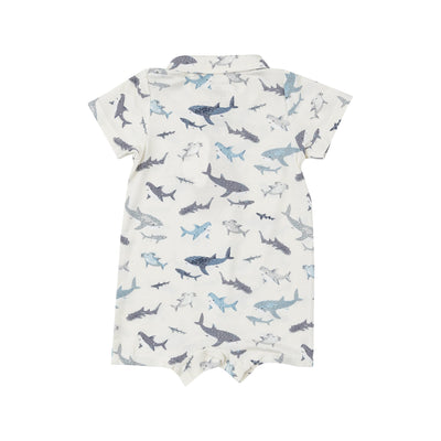 Polo Shortie - Sharks by Angel Dear