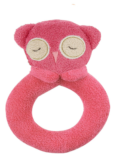 Ring Rattle - Pink Owl - Angel Dear