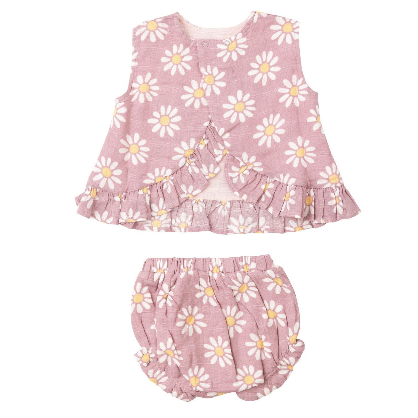 Ruffle Back Top & Bloomer - Mod Daisy by Angel Dear