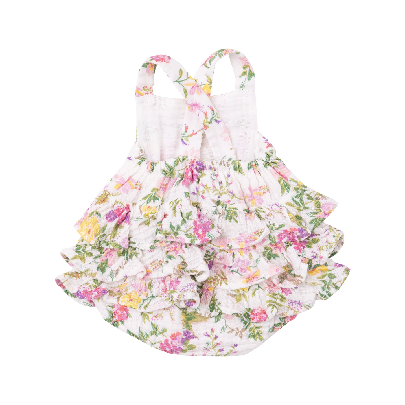 Ruffle Sunsuit - Cute Hummingbirds by Angel Dear