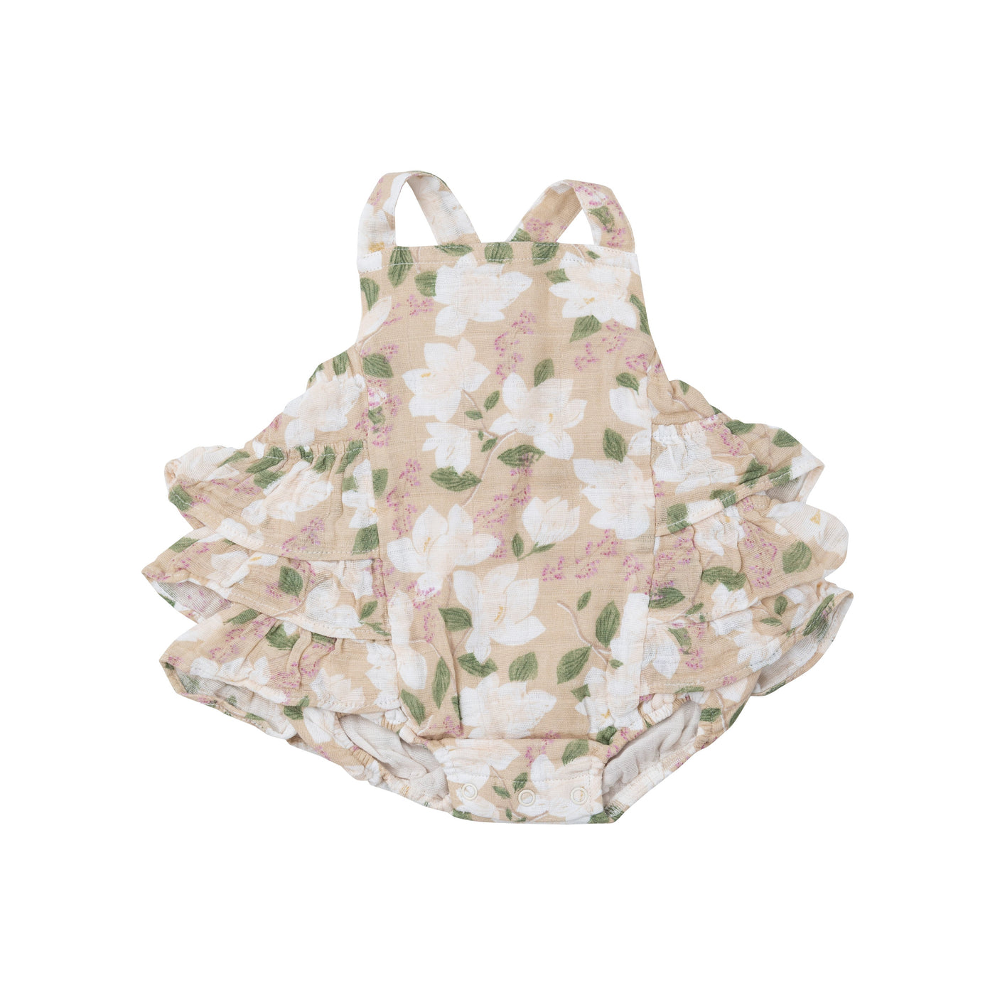 Ruffle Sunsuit - Magnolias by Angel Dear