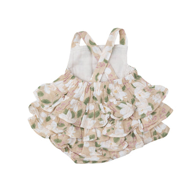 Ruffle Sunsuit - Magnolias by Angel Dear