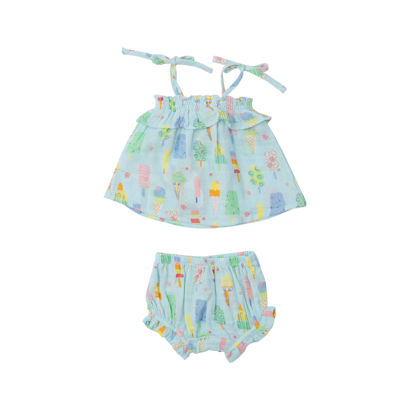 Ruffle Top & Bloomer - Fruit Dream Popsicles-Angel Dear