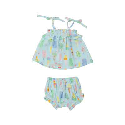 Ruffle Top & Bloomer - Fruit Dream Popsicles by Angel Dear