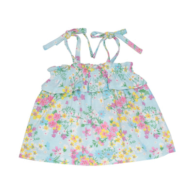 Ruffle Top & Bloomer - Little Buttercup Floral-Angel Dear