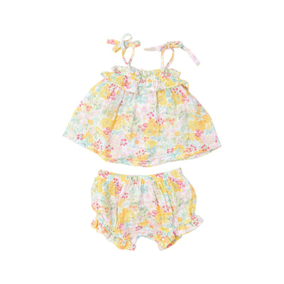 Ruffle Top & Bloomer - Spring Meadow by Angel Dear