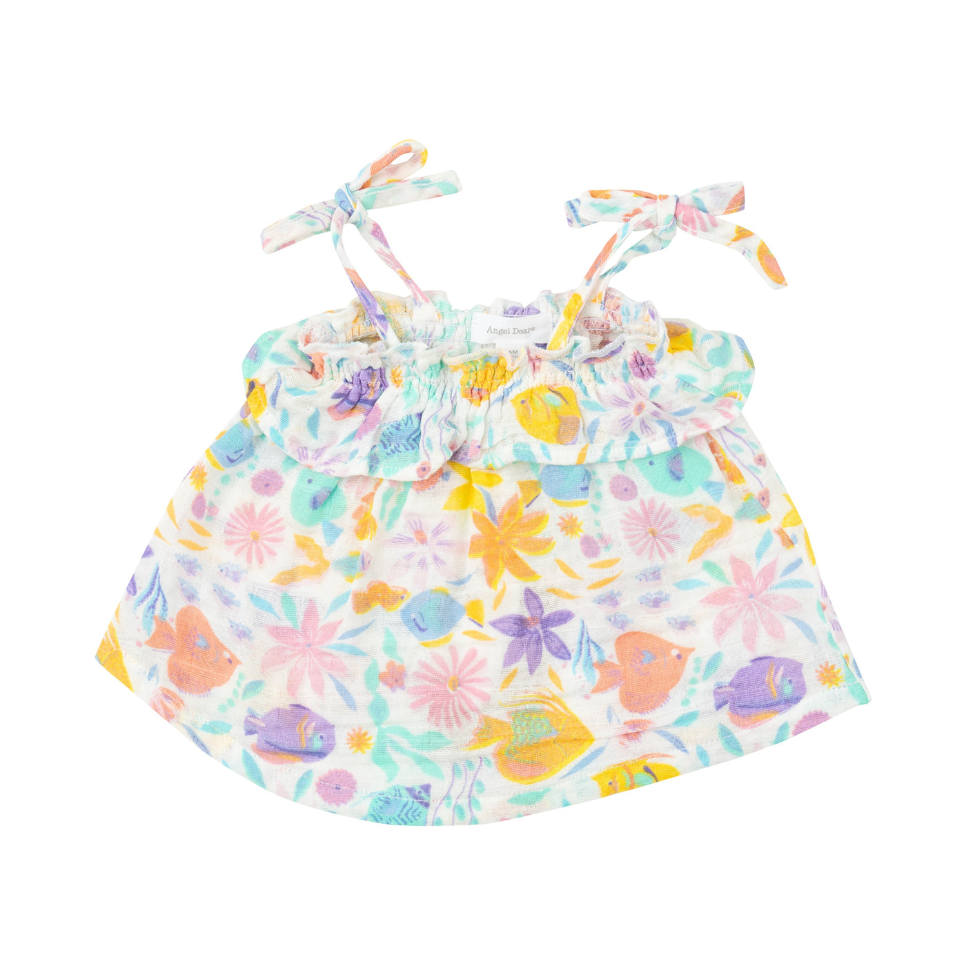 Ruffle Top & Bloomer - Tropical Fish Floral-Angel Dear