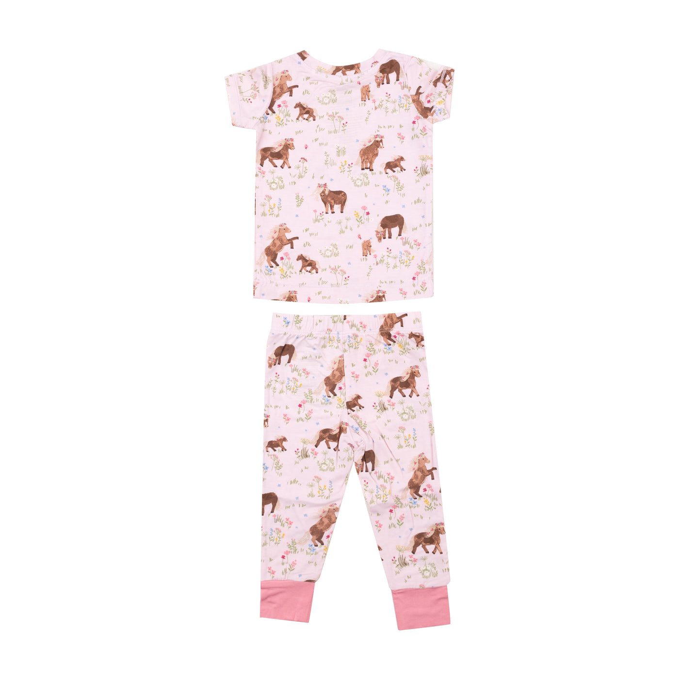 S/S Loungewear Set - Watercolor Ponies by Angel Dear