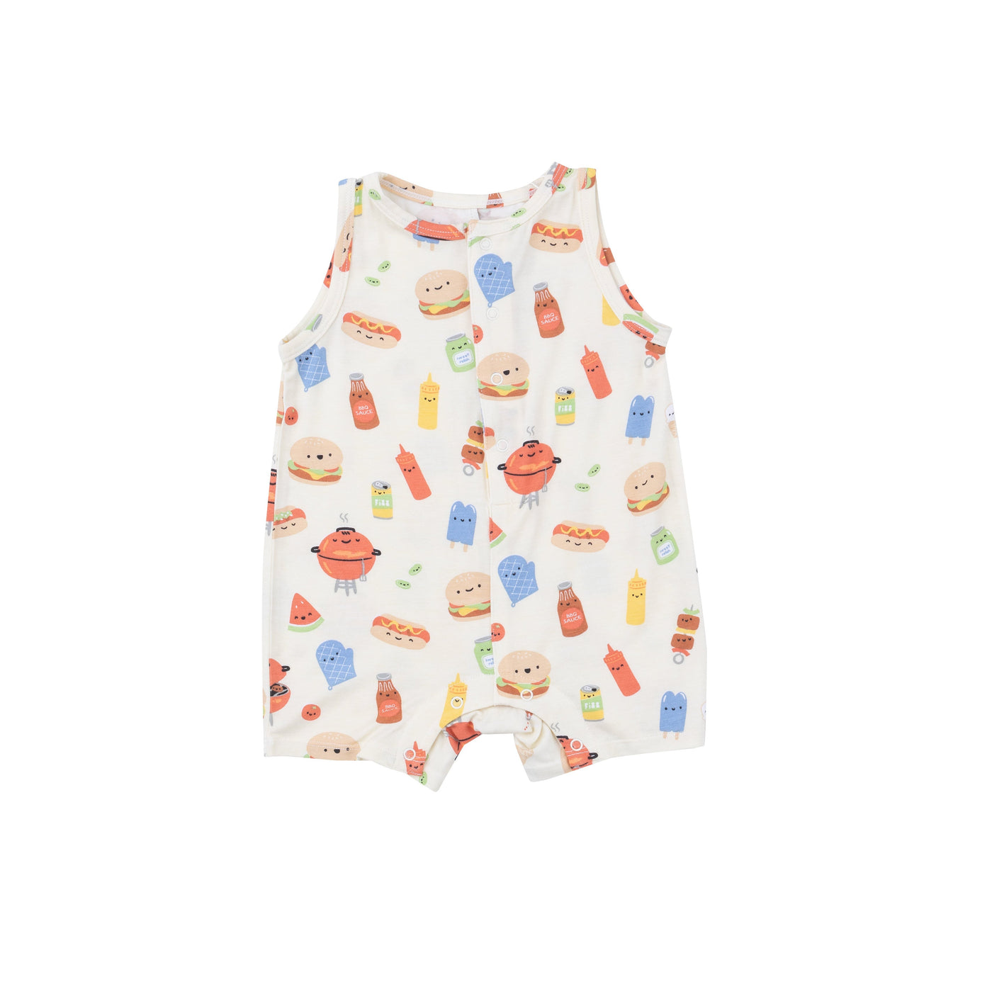 Shortie Romper - Bbq Buddies-Angel Dear