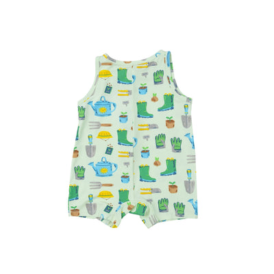 Shortie Romper - Garden Tools - Angel Dear