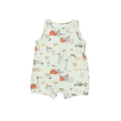 Shortie Romper - Hay Farmer by Angel Dear