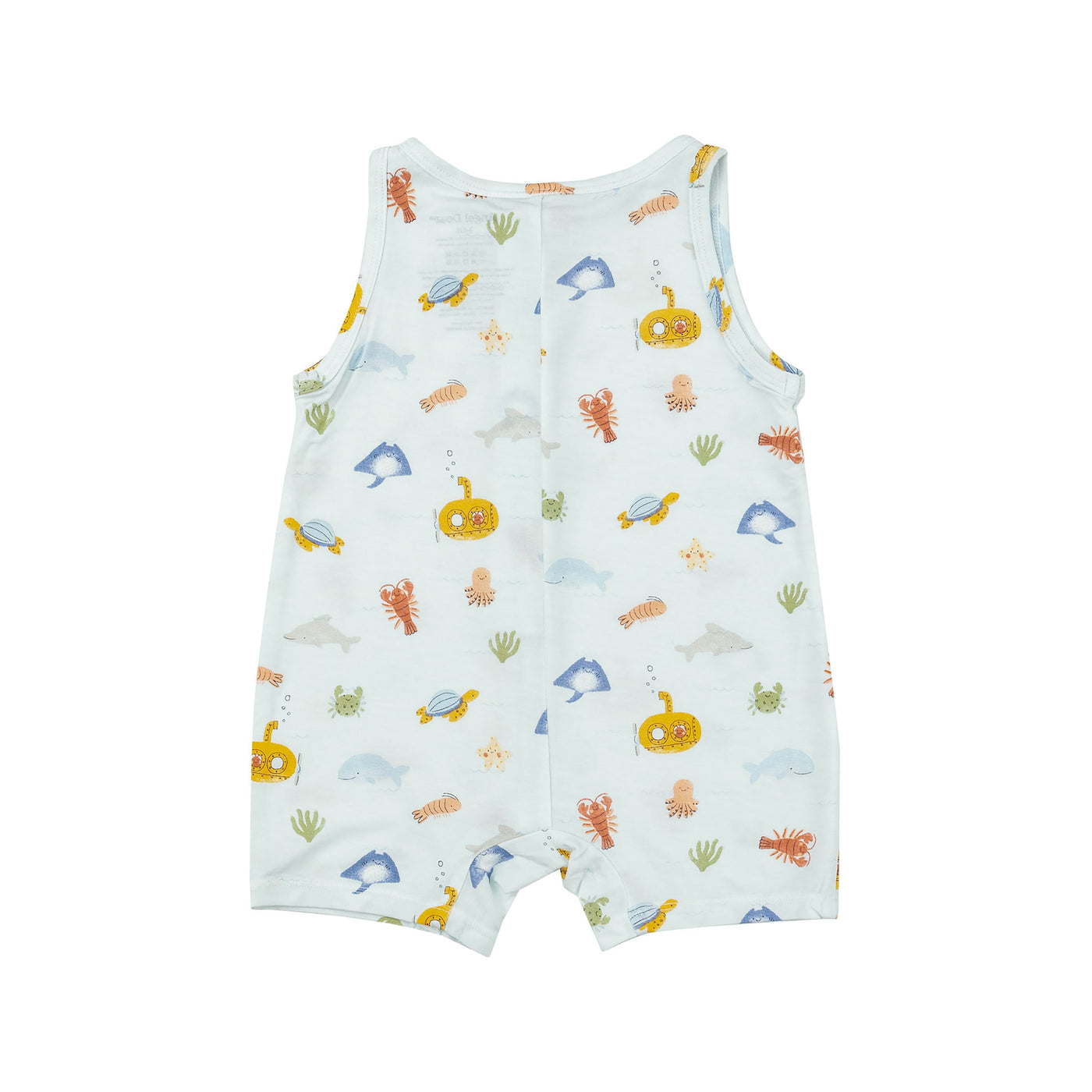 Shortie Romper - Inky Ocean by Angel Dear