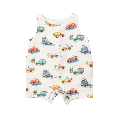 Shortie Romper - Off Road Adventure-Angel Dear