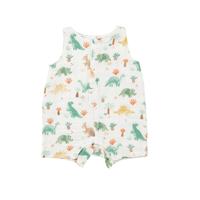 Shortie Romper - Softy Dinos by Angel Dear