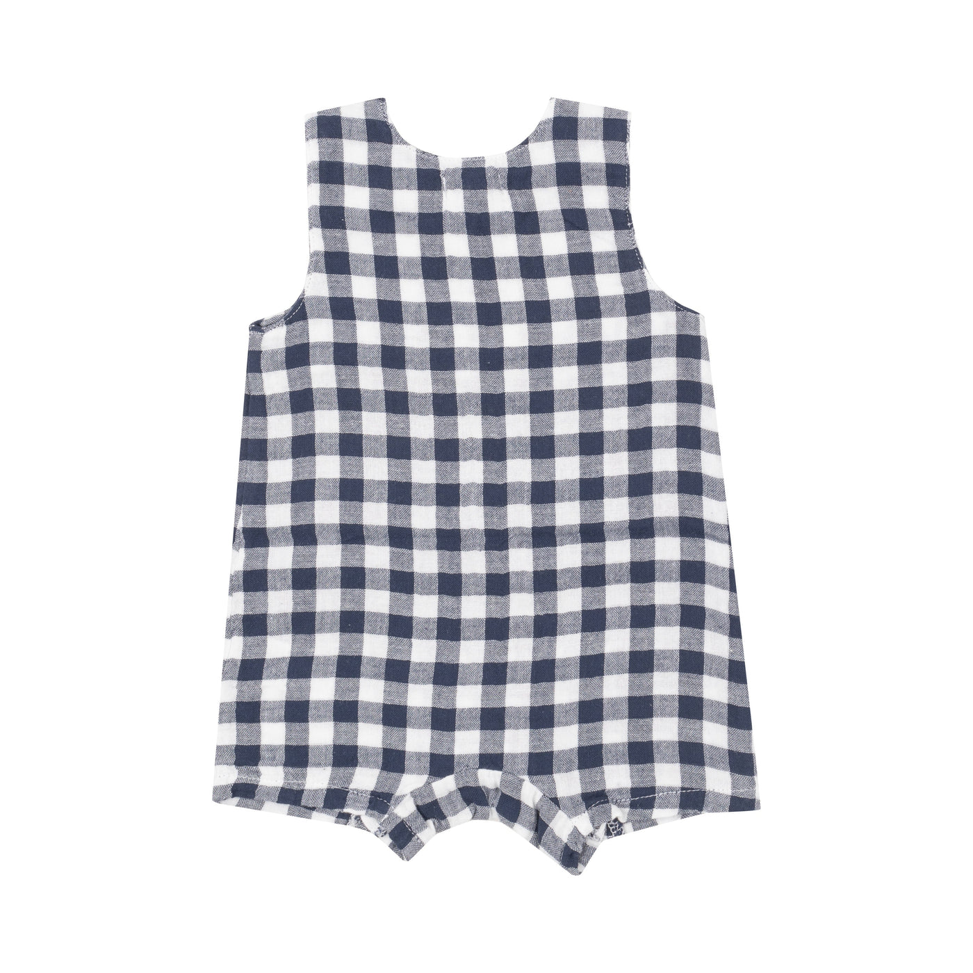 Sleeveless Jon Jon - Gingham Navy - Angel Dear