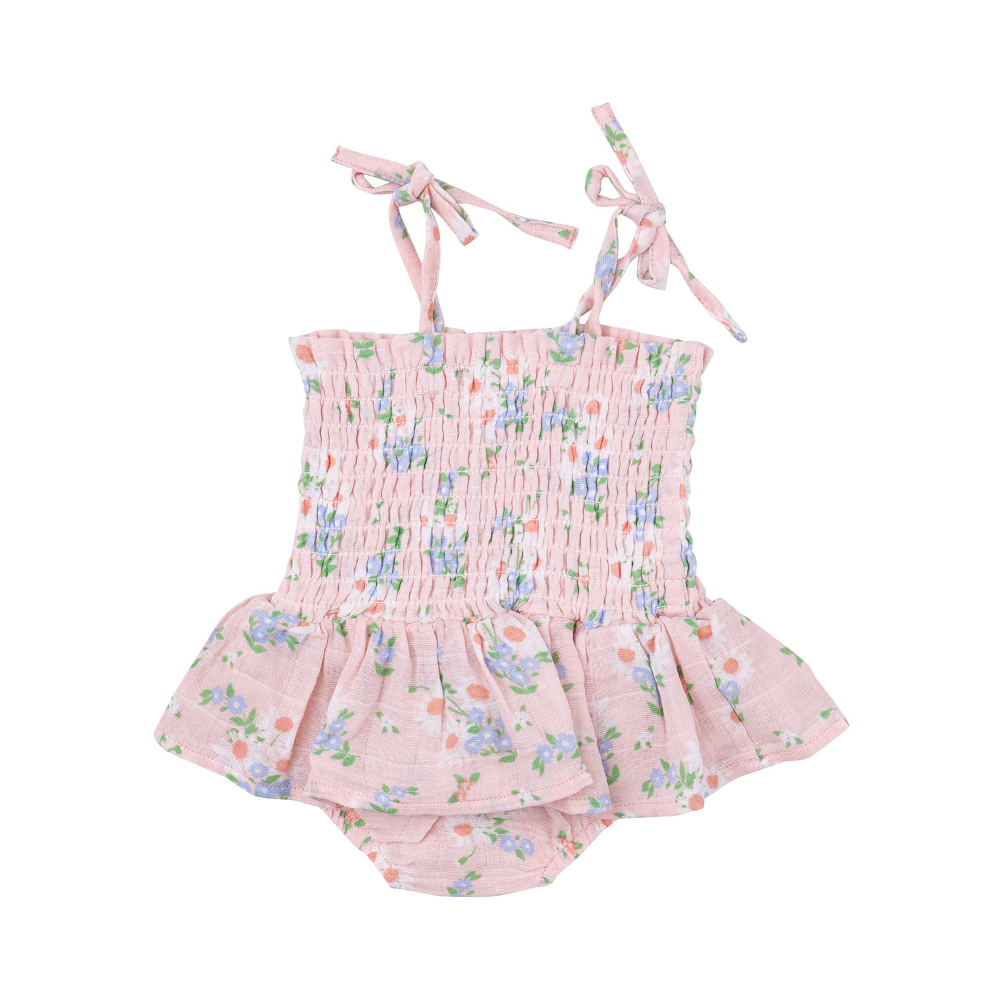 Smocked Bubble W/ Skirt - Gathering Daisies-Angel Dear